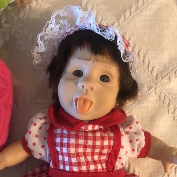 Palm Pals Happy Kids 8.5” Bean bad doll set of 2 - Picture 6 of 6